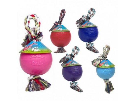 Фото - Jolly Pets ROMP-N-ROLL іграшка для собак, м'яч з канатом ВЕЛИКИЙ іграшки Jolly Pets ROMP-N-ROLL іграшка для собак, м'яч з канатом ВЕЛИКИЙ