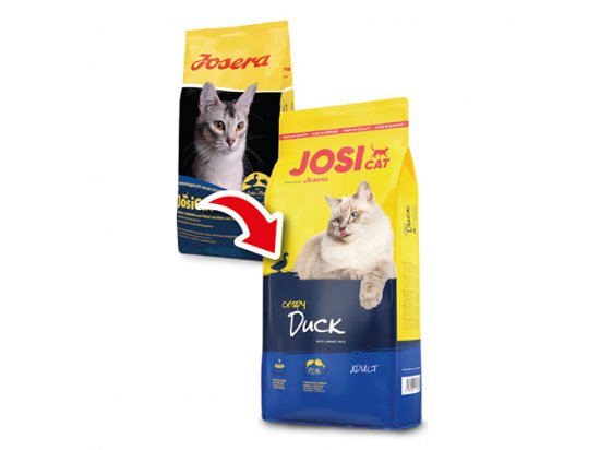 Фото - сухий корм Josera JosiCat CRISPY DUCK корм для дорослих котів КАЧКА