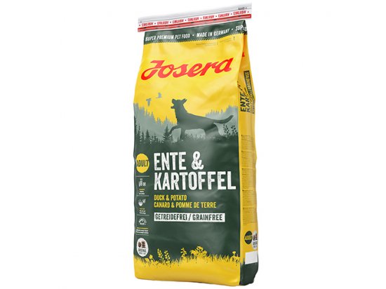 Фото - Josera ENTE & KARTOFFEL (УТКА И КАРТОФЕЛЬ) беззерновой корм для собак c чувствительным пищеварением сухой корм Josera ENTE & KARTOFFEL (УТКА И КАРТОФЕЛЬ) беззерновой корм для собак c чувствительным пищеварением