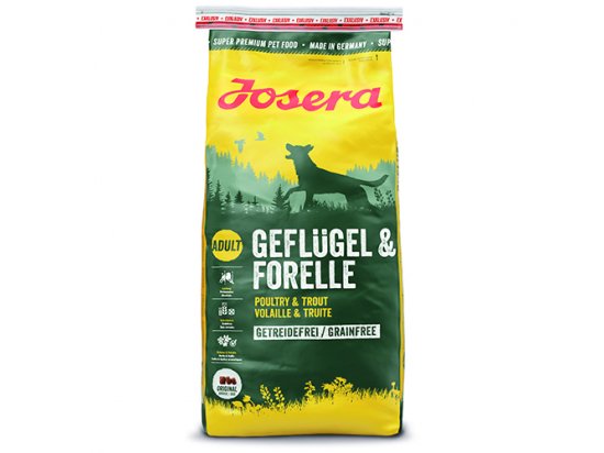 Фото 2 -  сухий корм Josera GEFLÜGEL & FORELLE (Птиця і форель) сухий беззерновий корм для собак