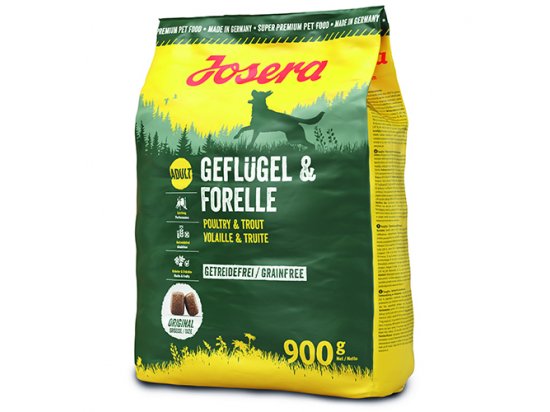 Фото - Josera GEFLÜGEL & FORELLE (Птиця і форель) сухий беззерновий корм для собак сухий корм Josera GEFLÜGEL & FORELLE (Птиця і форель) сухий беззерновий корм для собак