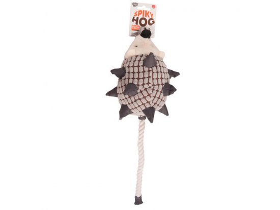 Фото 2 -  игрушки Flamingo (Фламинго) HEDGEHOG PLUSH (ПЛЮШЕВЫЙ ЕЖИК С ПИЩАЛКОЙ) игрушка для собак