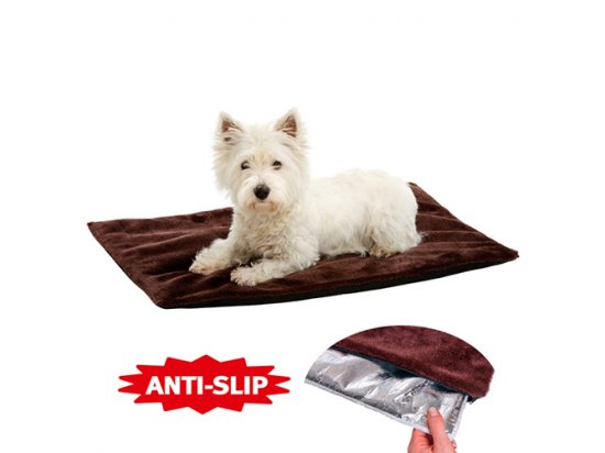 Фото 2 -  лежаки, матраси, килимки та будиночки Flamingo THERMO DOG BLANKET термопідстилка для собак, коричнева