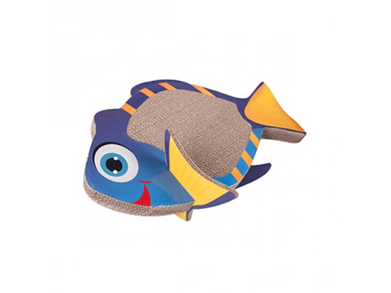 Фото - Flamingo FISH SCRATCHING BOARD когтеточка доска для котов когтеточки, с домиками Flamingo FISH SCRATCHING BOARD когтеточка доска для котов