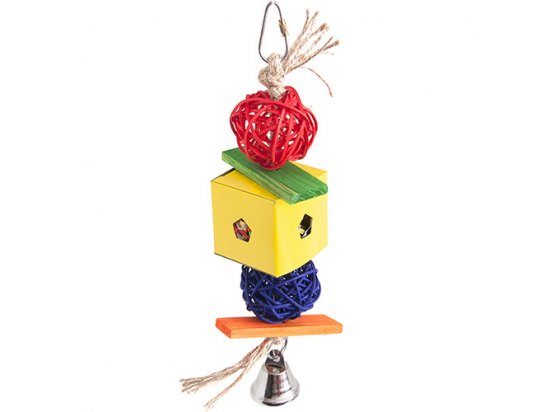 Фото - Flamingo Papyr Parakeet Toy Cube Small подвесная игрушка для средних и крупных попугаев игрушки Flamingo Papyr Parakeet Toy Cube Small подвесная игрушка для средних и крупных попугаев