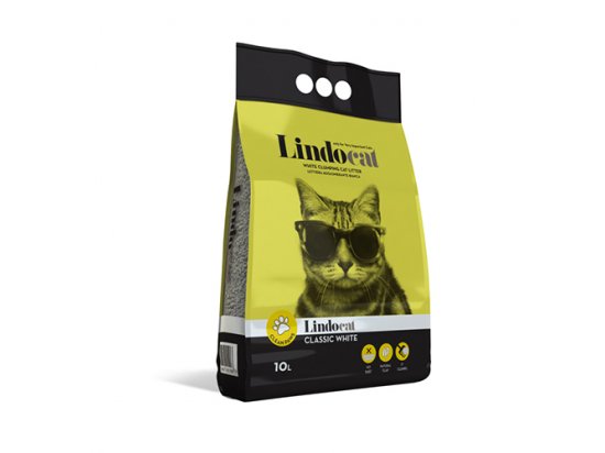 Фото 2 -  наполнители Lindocat CLASSIC WHITE бентонитовый наполнитель для котов без запаха, крупный