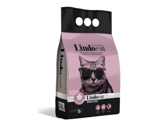 Фото - наповнювачі Lindocat PRESTIGE BABY POWDER бентонітовий наповнювач для котів АРОМАТ ДИТЯЧОЇ ПУДРИ