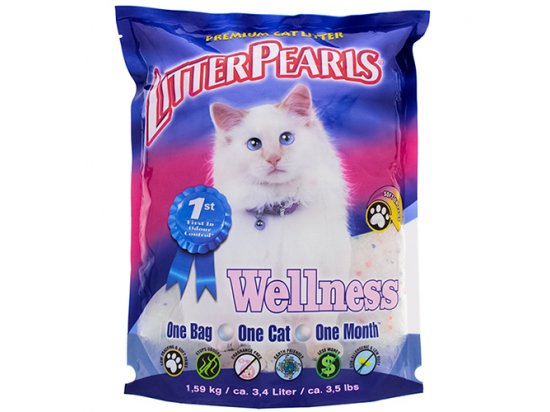 Фото - Litter Pearls ВЕЛЛНЕС (Wellness) кварцовий наповнювач для котячих туалетів 3,4 л (1,59 кг) наповнювачі Litter Pearls ВЕЛЛНЕС (Wellness) кварцовий наповнювач для котячих туалетів 3,4 л (1,59 кг)