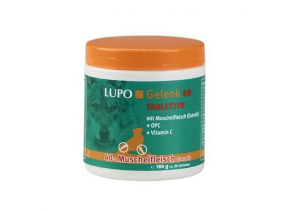 Фото - Luposan (Люпосан) Lupo Gelenk 40 Tabletten - Таблетки для укрепления суставов и костей у собак хондропротекторы Luposan (Люпосан) Lupo Gelenk 40 Tabletten - Таблетки для укрепления суставов и костей у собак