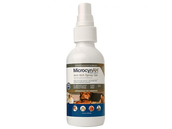 Фото - Microcyn (Мікроцин) Anti-Itch Spray Gel спрей-гель з диметиконом проти сверблячки шкіри для шкіри та шерсті Microcyn (Мікроцин) Anti-Itch Spray Gel спрей-гель з диметиконом проти сверблячки шкіри