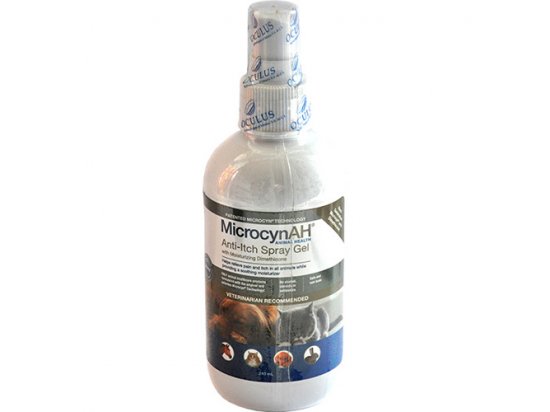 Фото 3 -  для шкіри та шерсті Microcyn (Мікроцин) Anti-Itch Spray Gel спрей-гель з диметиконом проти сверблячки шкіри