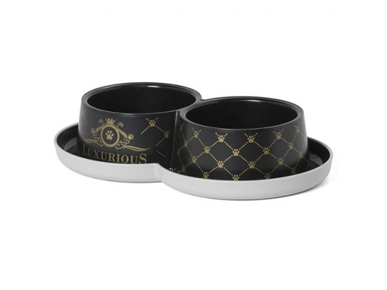 Фото - Moderna (Модерна) TRENDY DINNER LUXURIOUS PET DOUBLE миска двойная для котов миски, поилки, фонтаны Moderna (Модерна) TRENDY DINNER LUXURIOUS PET DOUBLE миска двойная для котов