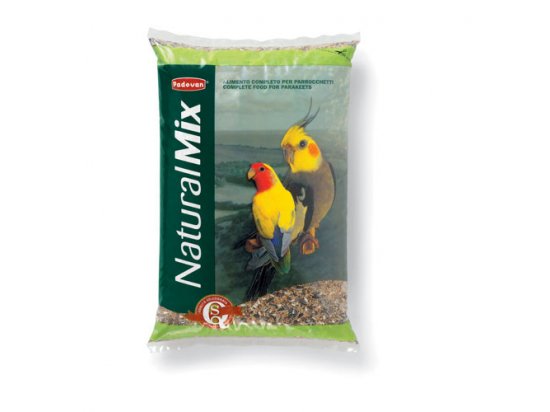 Фото - Padovan (Падован) Parrochetti NaturalMix - корм для середніх папуг корм для птахів Padovan (Падован) Parrochetti NaturalMix - корм для середніх папуг