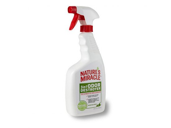 Фото - видалення запахів та плям Natures Miracle 3in1 ODOR DESTROYER MOUNTAIN FRESH Знищувач запаху ГІРСЬКА СВІЖІСТЬ спрей