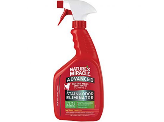 Фото - Natures Miracle ADVANCED FORMULA LEMON устранитель пятен и запахов с усиленной формулой для собак, ЛИМОН, 946 мл удаление запахов и пятен Natures Miracle ADVANCED FORMULA LEMON устранитель пятен и запахов с усиленной формулой для собак, ЛИМОН, 946 мл