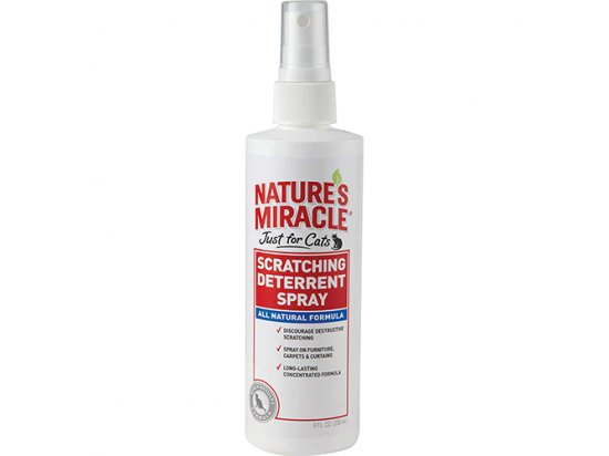 Фото - Natures Miracle SCRATCHING DETERRENT SPRAY отпугивающий спрей против царапанья для кошек, 236 мл коррекция поведения Natures Miracle SCRATCHING DETERRENT SPRAY отпугивающий спрей против царапанья для кошек, 236 мл