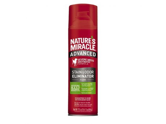 Фото - Natures Miracle (Нейчерлз Міракл) STAIN&ODOR ELIMINATOR (ЗНИЩУВАЧ ПЛЯМ І ЗАПАХУ) піна-аерозоль з посиленою формулою для собак видалення запахів та плям Natures Miracle (Нейчерлз Міракл) STAIN&ODOR ELIMINATOR (ЗНИЩУВАЧ ПЛЯМ І ЗАПАХУ) піна-аерозоль з посиленою формулою для собак
