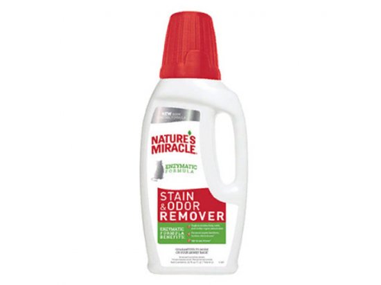 Фото 6 -  видалення запахів, плям та шерсті Natures Miracle STAIN&ODOR REMOVER (ЗНИЩУВАЧ ПЛЯМ І ЗАПАХУ) універсальний розчин для кішок