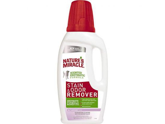 Фото - Natures Miracle STAIN&ODOR REMOVER LAVENDER (УНИЧТОЖИТЕЛЬ ПЯТЕН И ЗАПАХА) раствор для собак, аромат ЛАВАНДЫ, 946 мл видалення запахів та плям Natures Miracle STAIN&ODOR REMOVER LAVENDER (УНИЧТОЖИТЕЛЬ ПЯТЕН И ЗАПАХА) раствор для собак, аромат ЛАВАНДЫ, 946 мл