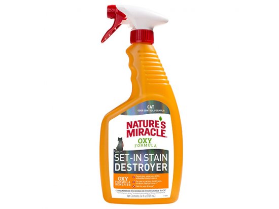 Фото - Natures Miracle (Нейчерлз Міракл) SET-IN STAIN DESTROYER знищувач плям та запаху для котів (цитрус) спрей для поверхонь видалення запахів, плям та шерсті Natures Miracle (Нейчерлз Міракл) SET-IN STAIN DESTROYER знищувач плям та запаху для котів (цитрус) спрей для поверхонь