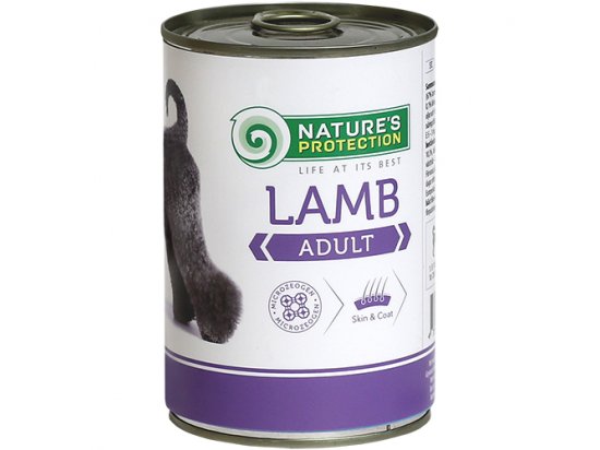 Фото 3 -  влажный корм (консервы) Natures Protection (Нейчез Протекшин) ADULT LAMB (ЭДАЛТ ЯГНЕНОК) консерва для собак