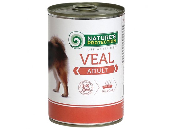 Фото 3 -  влажный корм (консервы) Natures Protection (Нейчез Протекшин) ADULT VEAL (ЭДАЛТ ТЕЛЯТИНА) консерва для собак
