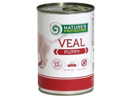 Фото 3 -  влажный корм (консервы) Natures Protection (Нейчез Протекшин) PUPPY VEAL (ПАППИ ТЕЛЯТИНА) консерва для щенков