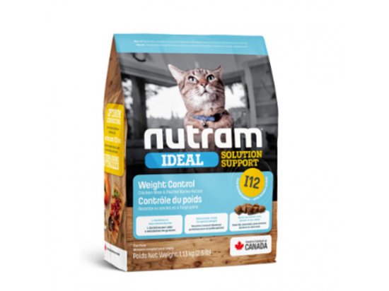 Фото - сухой корм Nutram I12 Ideal Solution Support WEIGHT CONTROL (ВЕЙТ КОНТРОЛ) корм для кошек, склонных к ожирению