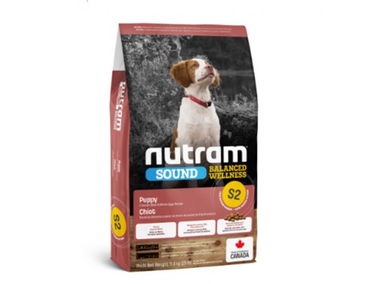 Фото - сухий корм Nutram S2 Sound Balanced Wellness PUPPY (ПАПП) холістик корм для цуценят