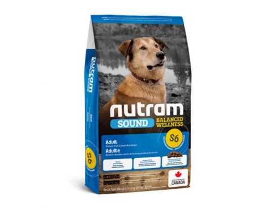 Фото - сухой корм Nutram S6 Sound Balanced Wellness ADULT DOG (ЭДАЛТ ДОГ) холистик корм для взрослых собак