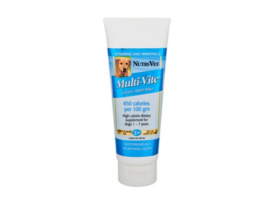 Фото - Nutri-Vet (Нутрі-Вет) МУЛЬТІ-ВІТ ГЕЛЬ (Multi-Vite Gel) вітамінний гель для собак вітаміни та мінерали Nutri-Vet (Нутрі-Вет) МУЛЬТІ-ВІТ ГЕЛЬ (Multi-Vite Gel) вітамінний гель для собак