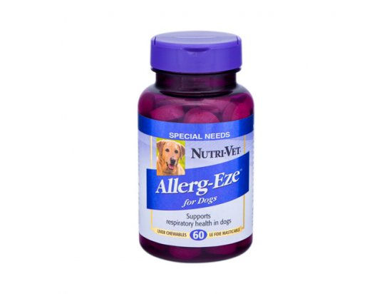 Фото - Nutri-Vet (Нутрі Вет) Allerg-Eze - Добавка для собак при алергії, жувальні таблетки від алергії Nutri-Vet (Нутрі Вет) Allerg-Eze - Добавка для собак при алергії, жувальні таблетки