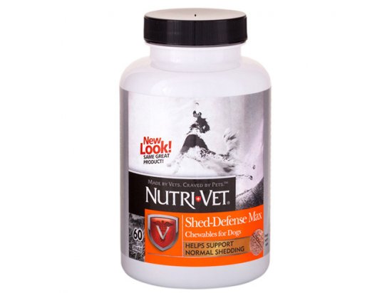 Фото - Nutri-Vet (Нутри Вет) Shed-Defense Max - ЗАЩИТА ШЕРСТИ таблетки для собак витамины и минералы Nutri-Vet (Нутри Вет) Shed-Defense Max - ЗАЩИТА ШЕРСТИ таблетки для собак