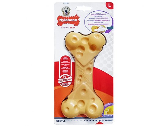 Фото - Nylabone EXTREME CHEW CHEESE BONE жевательная игрушка для собак, вкус сыра игрушки Nylabone EXTREME CHEW CHEESE BONE жевательная игрушка для собак, вкус сыра