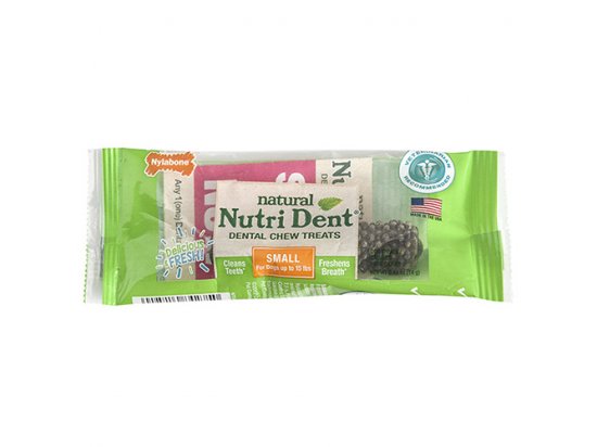 Фото - Nylabone NUTRI DENT NATURAL жувальні ласощі для чищення зубів для собак з люцерною ласощі Nylabone NUTRI DENT NATURAL жувальні ласощі для чищення зубів для собак з люцерною