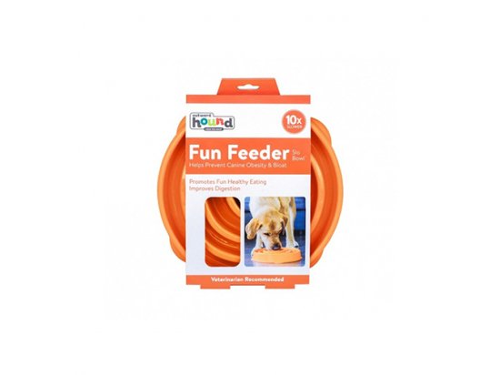 Фото 6 -  миски, напувалки, фонтани Outward Hound FUN FEEDER SLO - BOWL миска - лабіринт для повільної їжі для собак