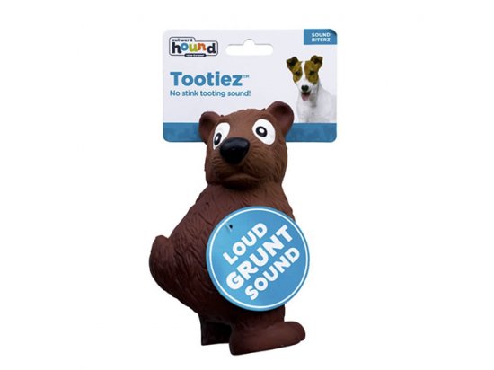 Фото 3 -  игрушки Outward Hound TOOTIEZ BEAR игрушка пищалка для собак МЕДВЕДЬ
