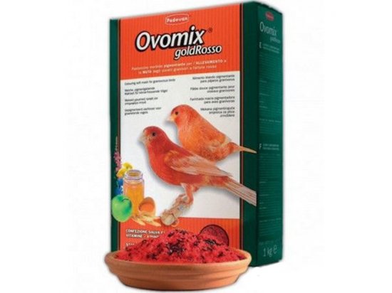 Фото - Padovan (Падован) Ovomix Gold Rosso додатковий корм для зерноїдних птахів корм для птахів Padovan (Падован) Ovomix Gold Rosso додатковий корм для зерноїдних птахів