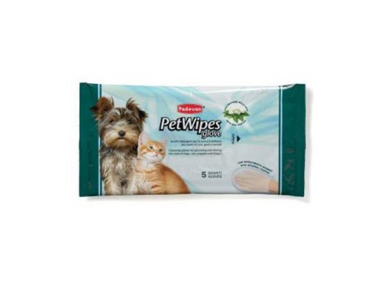 Фото - Padovan (Падован) PET WIPES SILK PROTEIN GLOVE (ПРОТЕИН ШЕЛКА) перчатки для ухода за шерстью собак и кошек, 5 шт повседневная косметика Padovan (Падован) PET WIPES SILK PROTEIN GLOVE (ПРОТЕИН ШЕЛКА) перчатки для ухода за шерстью собак и кошек, 5 шт