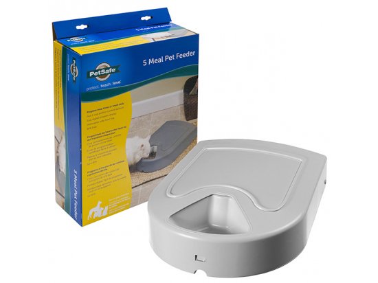 Фото 3 -  миски, поилки, фонтаны PetSafe 5 MEAL PET FEEDER автоматическая кормушка для кошек и собак с таймером