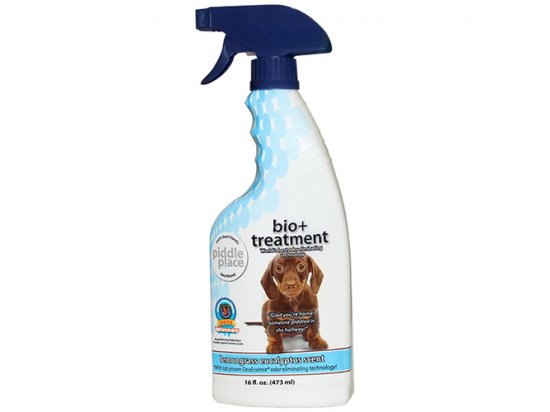 Фото - PetSafe PIDDLE PLACE BIO+ TREATMENT SPRAY уничтожитель запаха для собачьего туалета удаление запахов и пятен PetSafe PIDDLE PLACE BIO+ TREATMENT SPRAY уничтожитель запаха для собачьего туалета