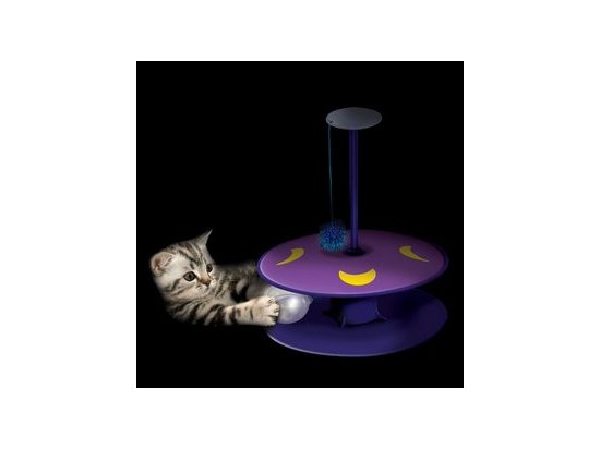 Фото 3 -  іграшки PETSTAGES Whisper Track - Віспер Трек - іграшка для котів, що світиться в темряві