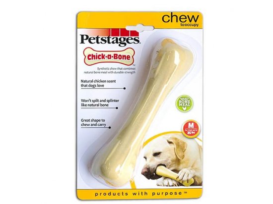Фото 5 -  игрушки Petstages CHICK А BONE игрушка для собак КОСТОЧКА