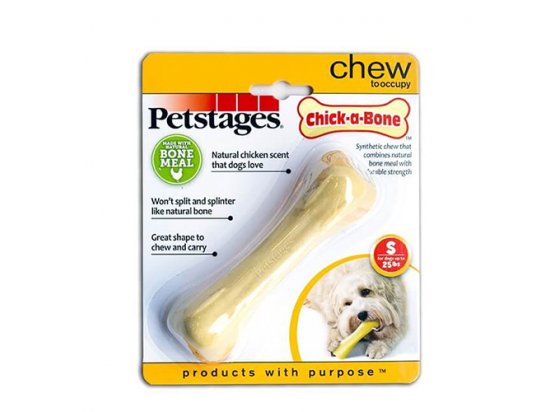 Фото 7 -  игрушки Petstages CHICK А BONE игрушка для собак КОСТОЧКА