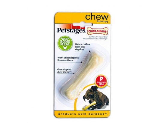 Фото 8 -  игрушки Petstages CHICK А BONE игрушка для собак КОСТОЧКА