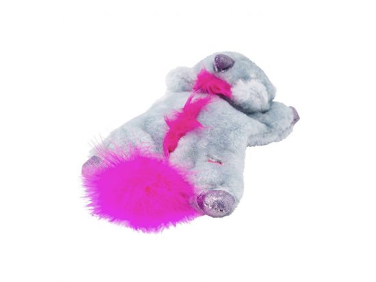 Фото 5 -  іграшки Petstages CUDDLE PAL UNICORN іграшка - подушка для котів ЄДИНОРІГ