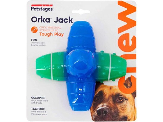 Фото 2 -  игрушки Petstages Orka Jack Pet Spclty - Игрушка Oрка Джек для собак малых и средних пород