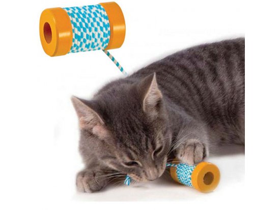 Фото 2 -  игрушки Petstages Orka Kat Catnip Infused Spool with String ЙО-ЙО игрушка для кошек и котят