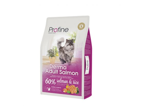 Фото - сухой корм Profine (Профайн) DERMA SALMON ADULT (ДЕРМА ЛОСОСЬ) сухой корм для кошек