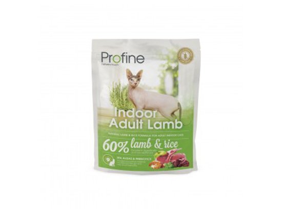 Фото - сухий корм Profine (Профайн) INDOOR LAMB & RICE (ІНДУР ЯГНЯ І РИС) сухий корм для кішок